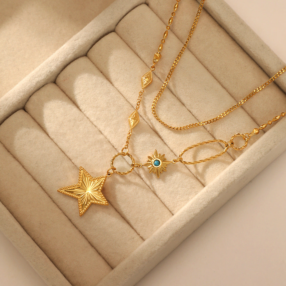 Star Set Necklace
