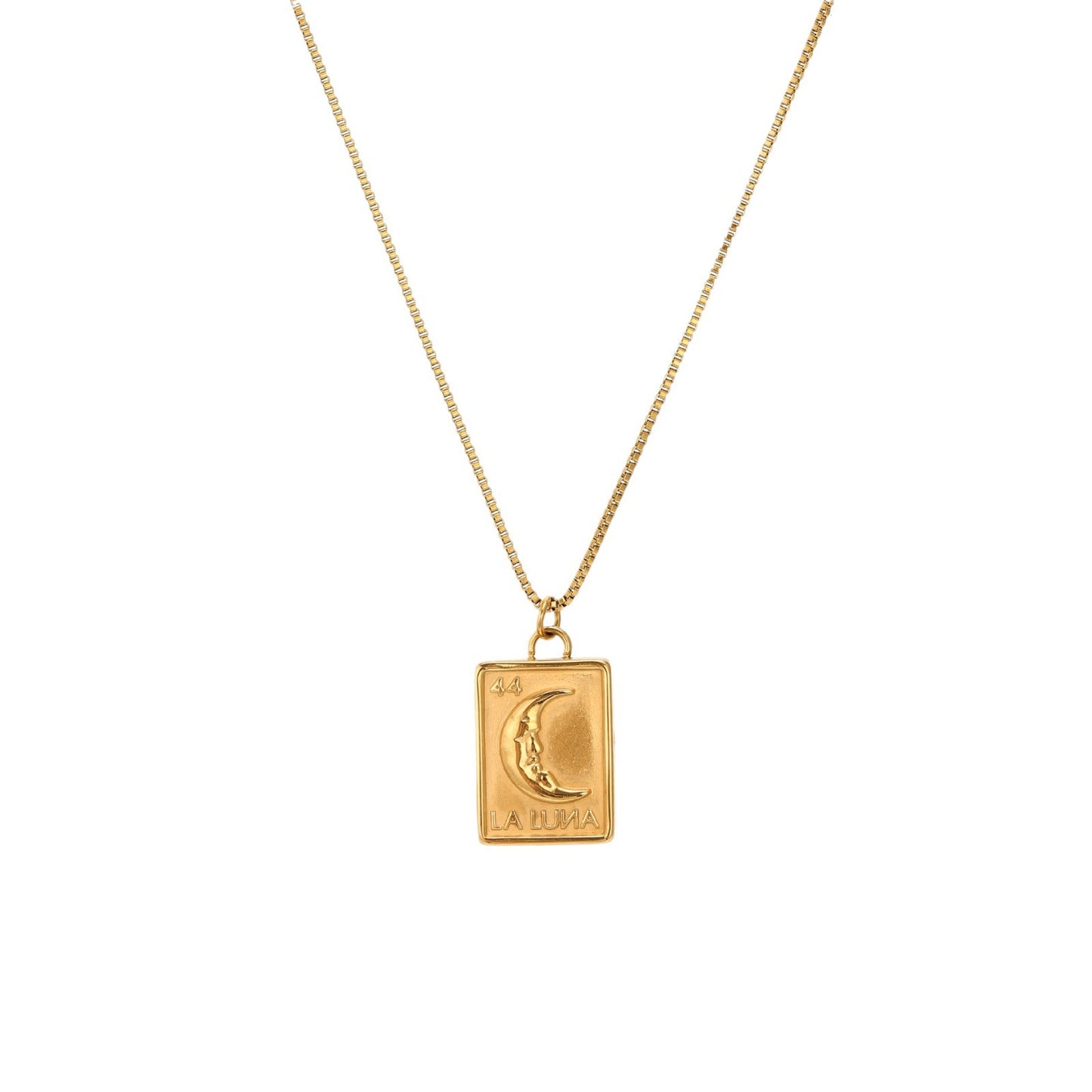 Locket Necklace-Luna & Corazón
